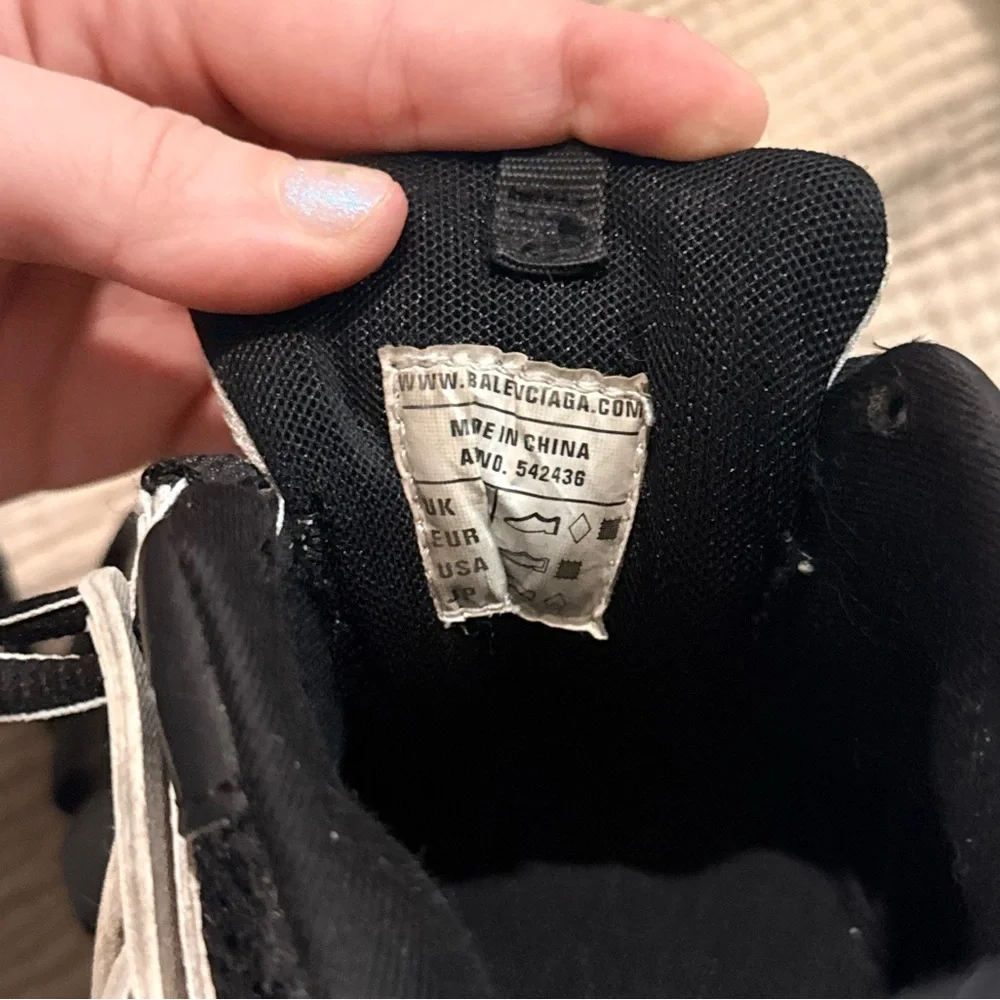 Balenciaga Tracks - chunky white and black track sneakers *read description* - Picture 12 of 13